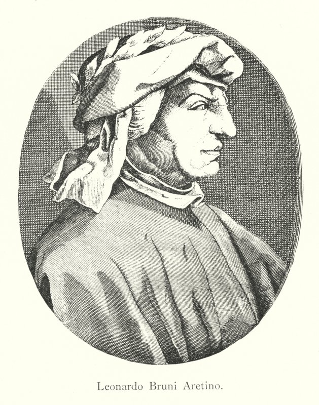 Leonardo Bruni Aretino (grafika) autorstwa Italian School