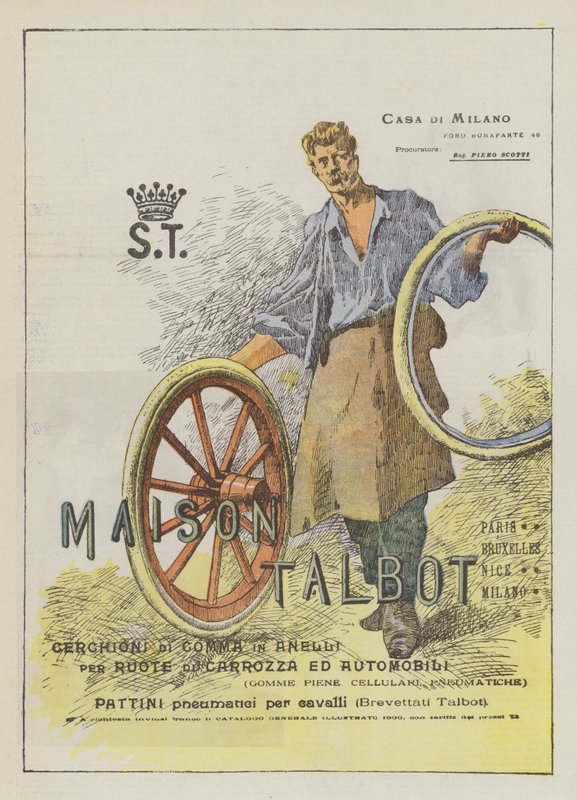 Maison Talbot (kolor lito) autorstwa Italian School