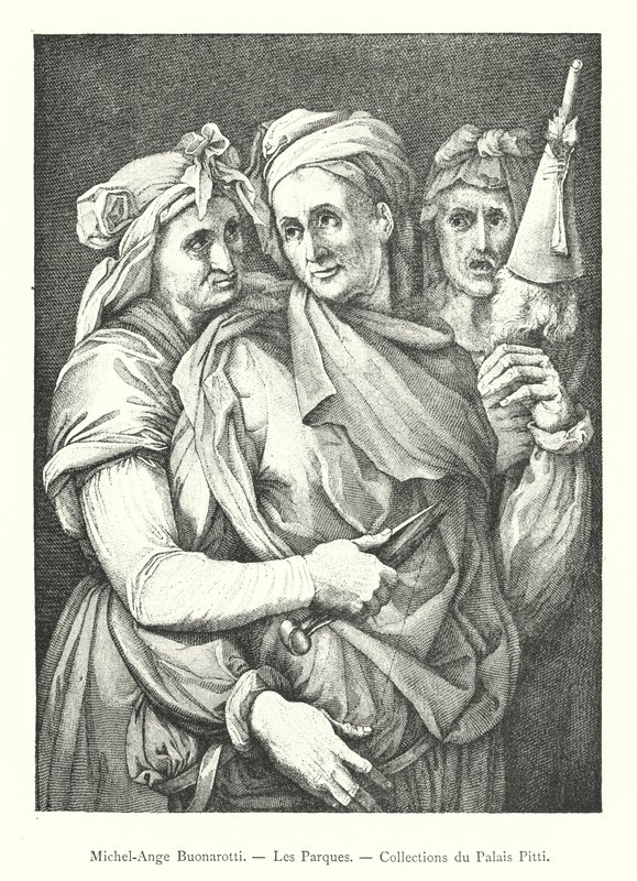 Michelangelo Buonarotti, The Parks, Pitti Palace Collections (rycina) autorstwa Italian School