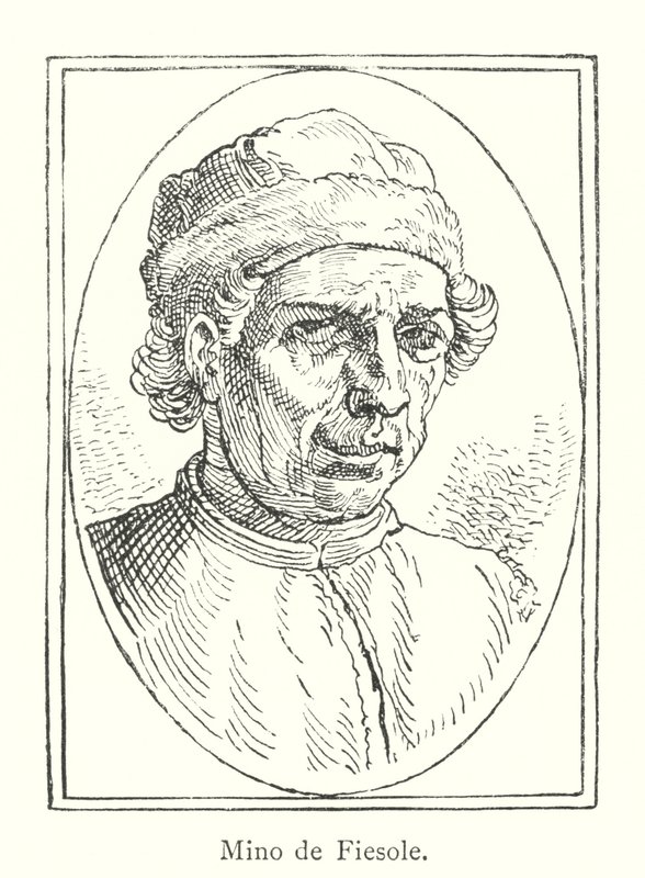 Mino de Fiesole (grawerowanie) autorstwa Italian School