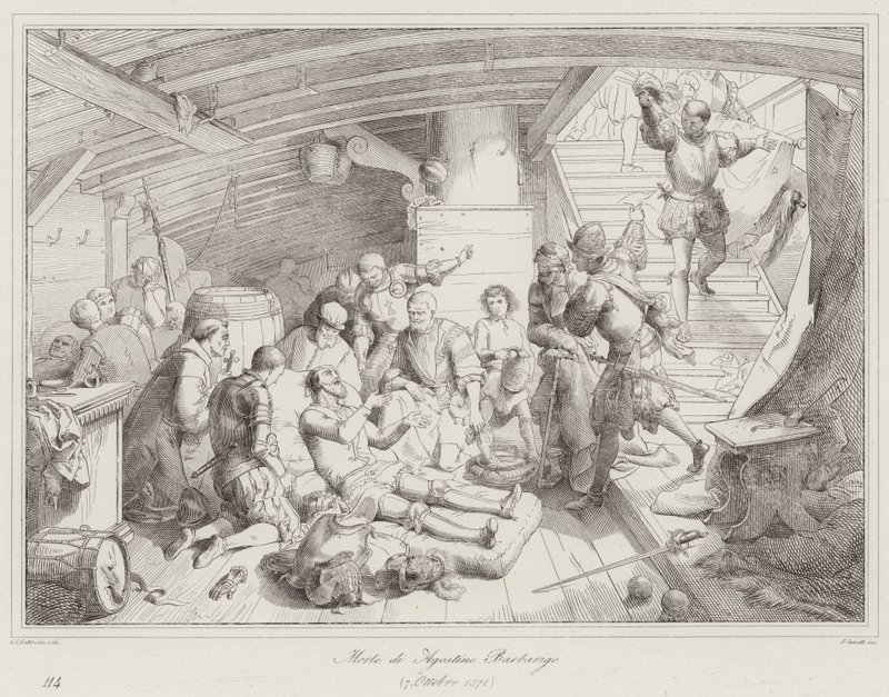 Śmierć Agostino Barbarigo autorstwa Italian School