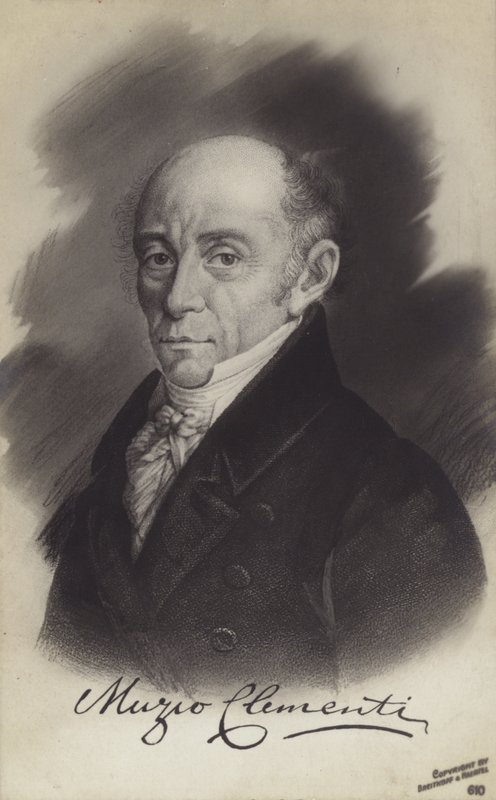Murzo Clementi, włoski kompozytor, pianista, dyrygent, wydawca muzyczny i producent fortepianów (1752-1832) autorstwa Italian School