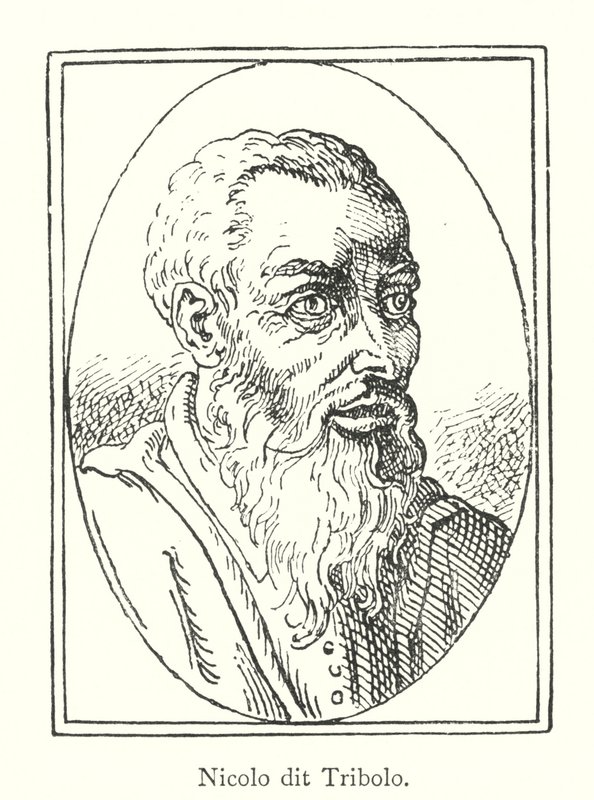 Nicolo dit Tribolo (grafika) autorstwa Italian School