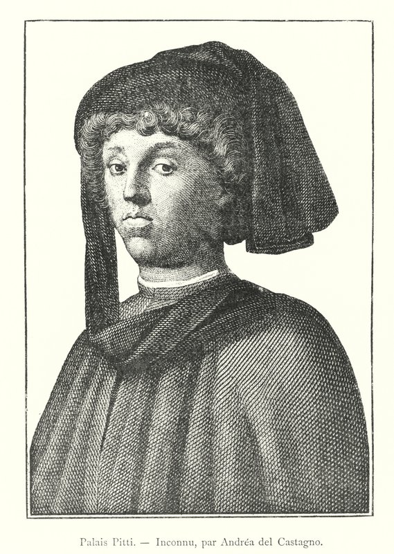 Palais Pitti, Inconnu / Andrea del Castagno (grafika) autorstwa Italian School
