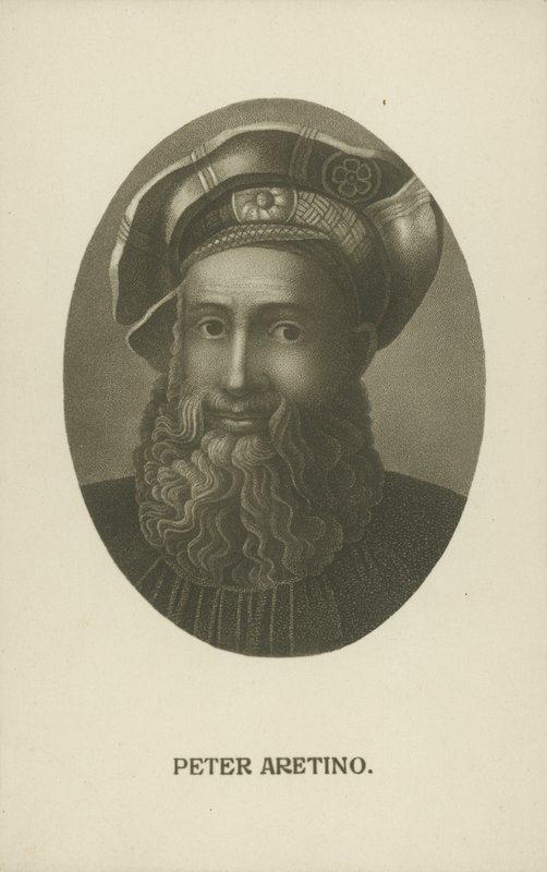 Pietro Aretino autorstwa Italian School