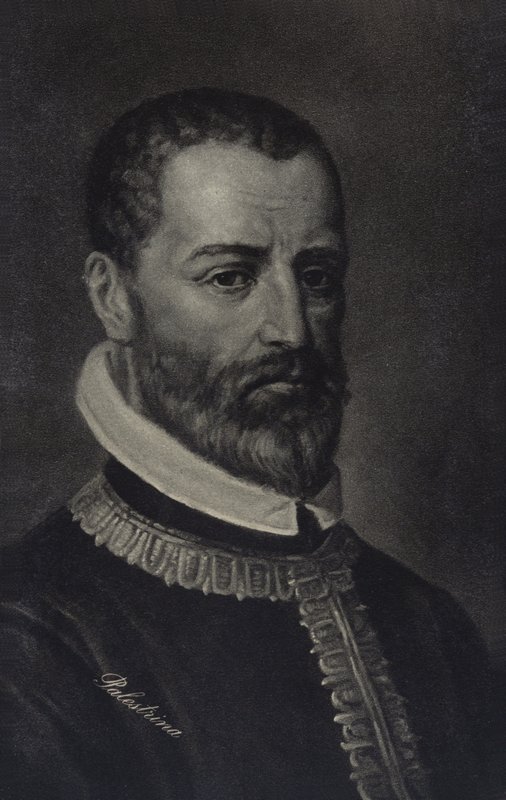 Portret Giovanniego Pierluigiego da Palestrina autorstwa Italian School