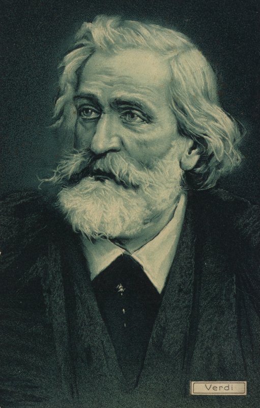 Portret Giuseppe Verdi autorstwa Italian School