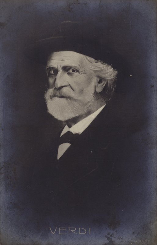 Portret Giuseppe Verdi autorstwa Italian School