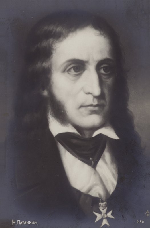 Portret Niccolo Paganiniego autorstwa Italian School