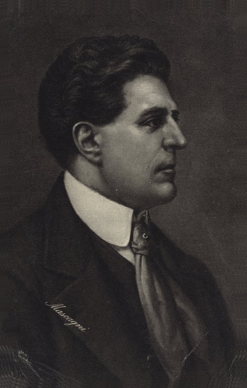 Portret Pietro Mascagni autorstwa Italian School