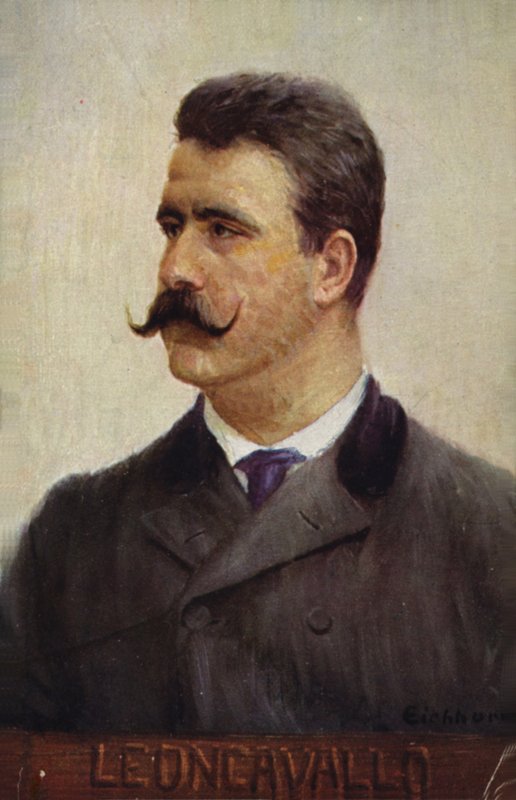 Portret Ruggero Leoncavallo autorstwa Italian School