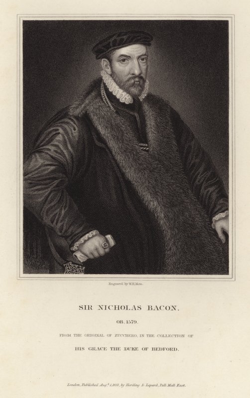 Portret Sir Nicholasa Bacona autorstwa Italian School