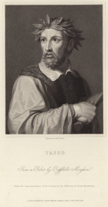 Portret Torquato Tasso autorstwa Italian School