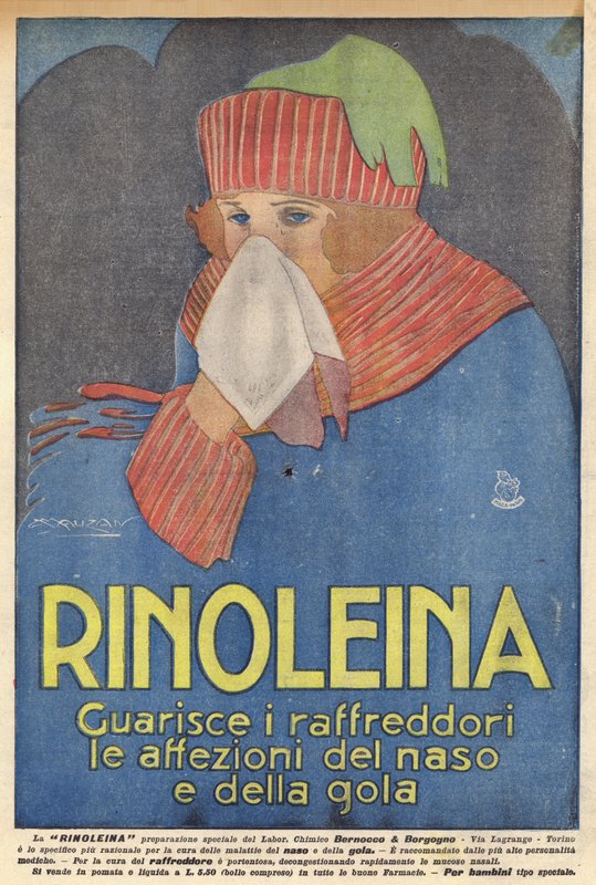 Rinolein (litografia kolorowa) autorstwa Italian School