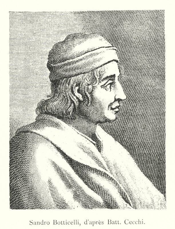 Sandro Botticelli, wg Batta Cecchi (grafika) autorstwa Italian School