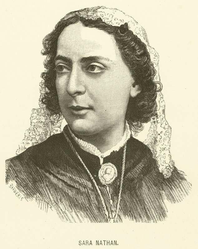 Sara Nathan (Grawerowanie) autorstwa Italian School