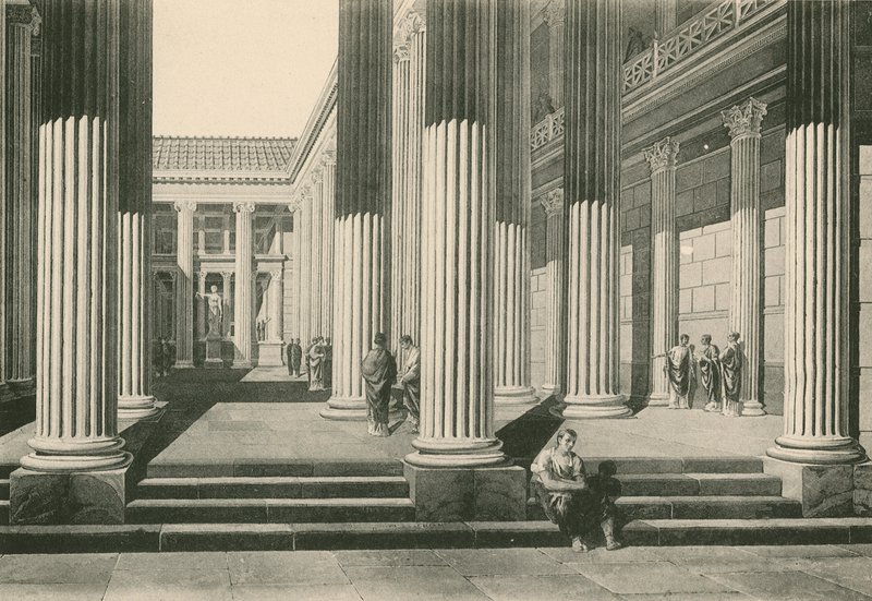 Bazylika taka, jaka była (wklęsłość) autorstwa Italian School