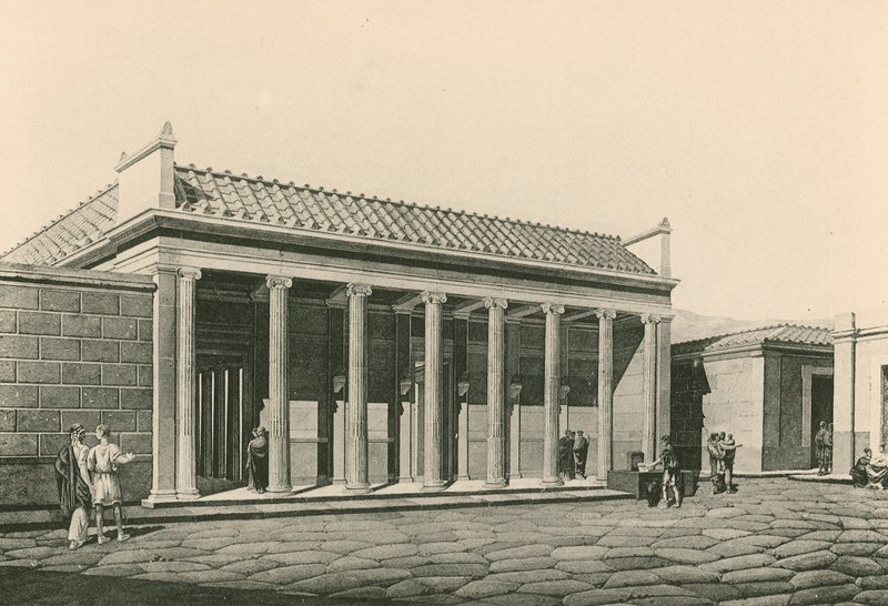 Wejście na Forum Trójkątne bez zmian (wklęsłodruk) autorstwa Italian School