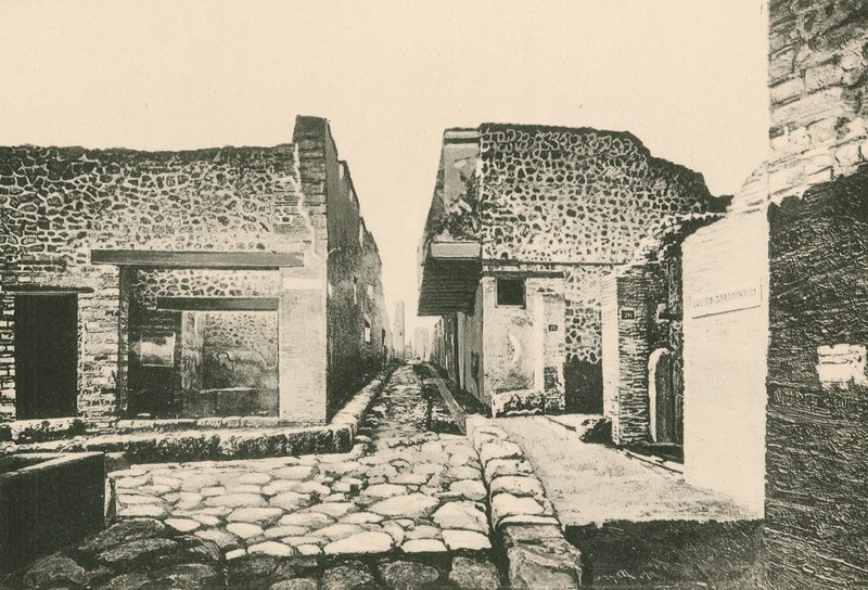 Dom Balkonu Pensile w obecnym kształcie (wklęsłodruk) autorstwa Italian School