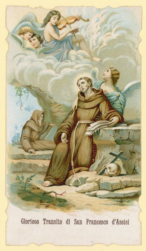 Ekstaza św. Franciszka z Asyżu autorstwa Italian School
