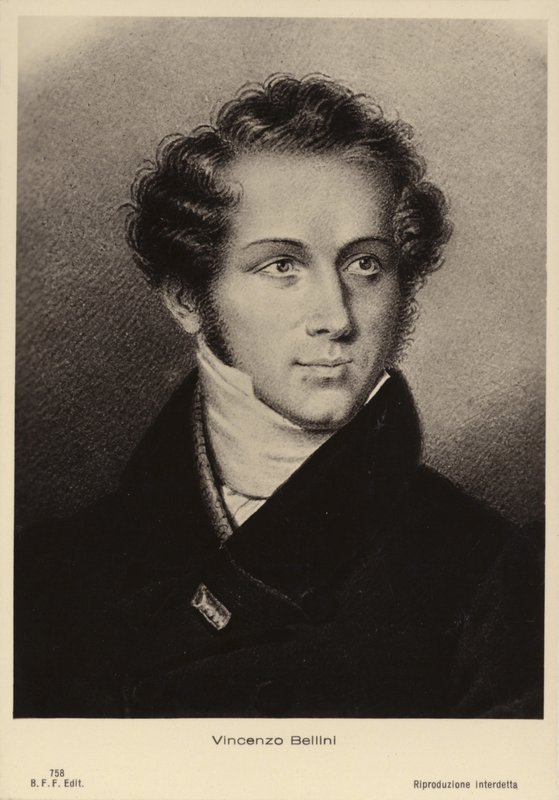 Vincenzo Bellini, włoski kompozytor operowy (1801-1835) autorstwa Italian School