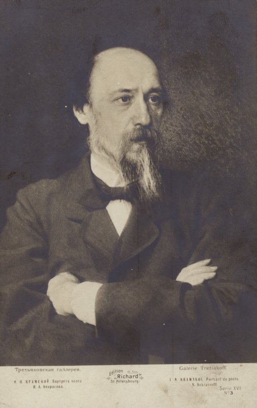 Nikołaj Niekrasow, poeta rosyjski autorstwa Ivan Nikolaevich Kramskoy