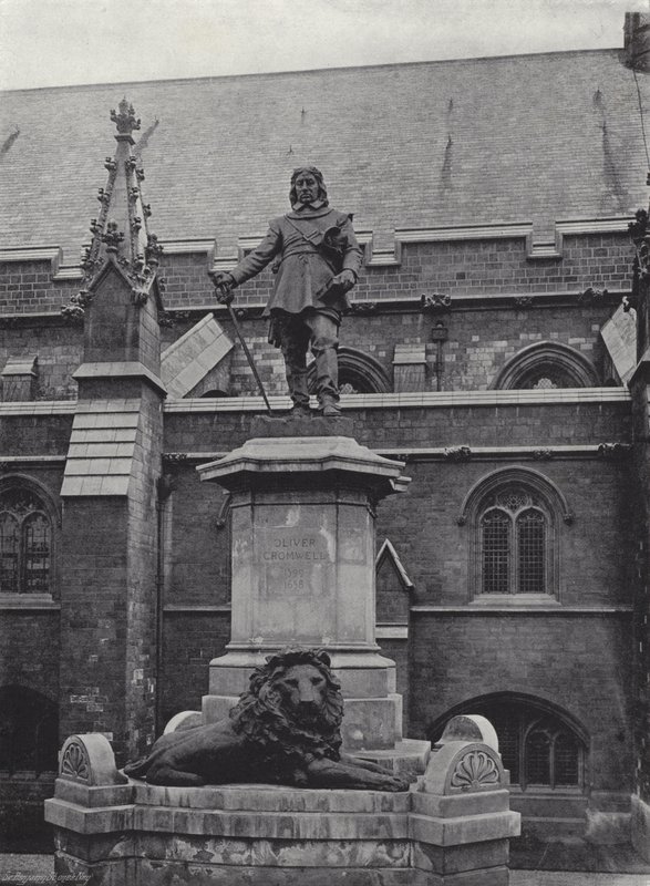 Posąg Cromwella autorstwa J. Benjamin Stone