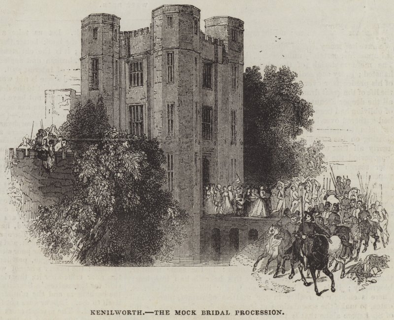 Kenilworth, pozorna procesja ślubna autorstwa J. Jackson