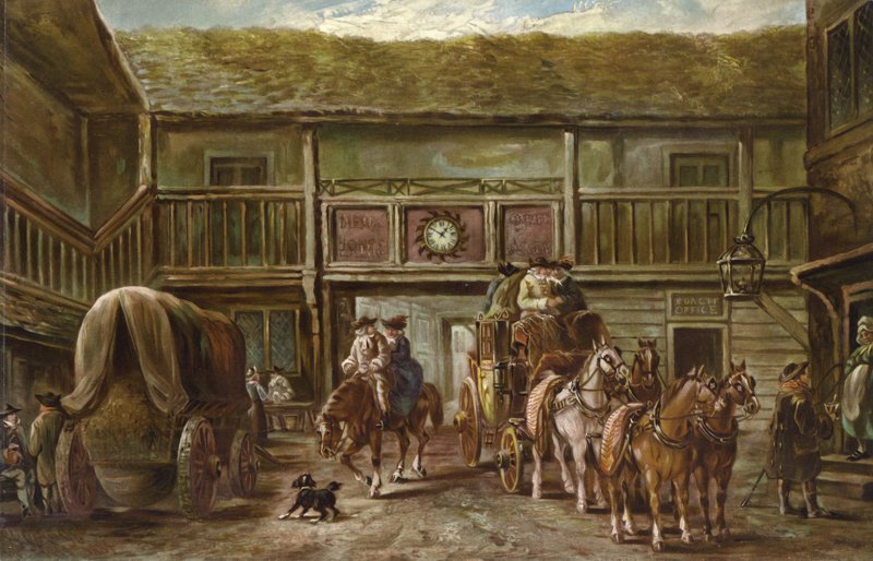 Catherine Wheel, Southwark, Londyn autorstwa J.C. Maggs