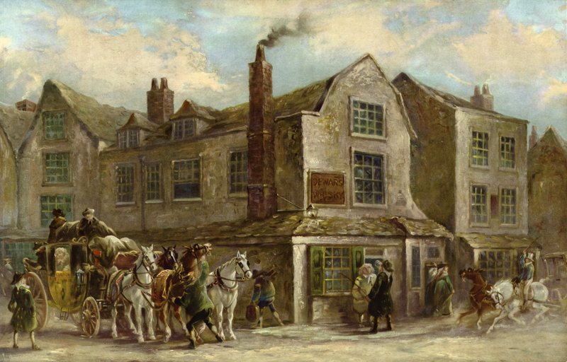 The Hand und Shears, Smithfield, Londyn autorstwa J.C. Maggs