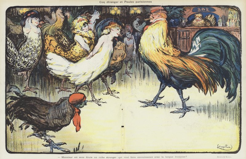 Ilustracja do Le Rire autorstwa J.J. Verreyt
