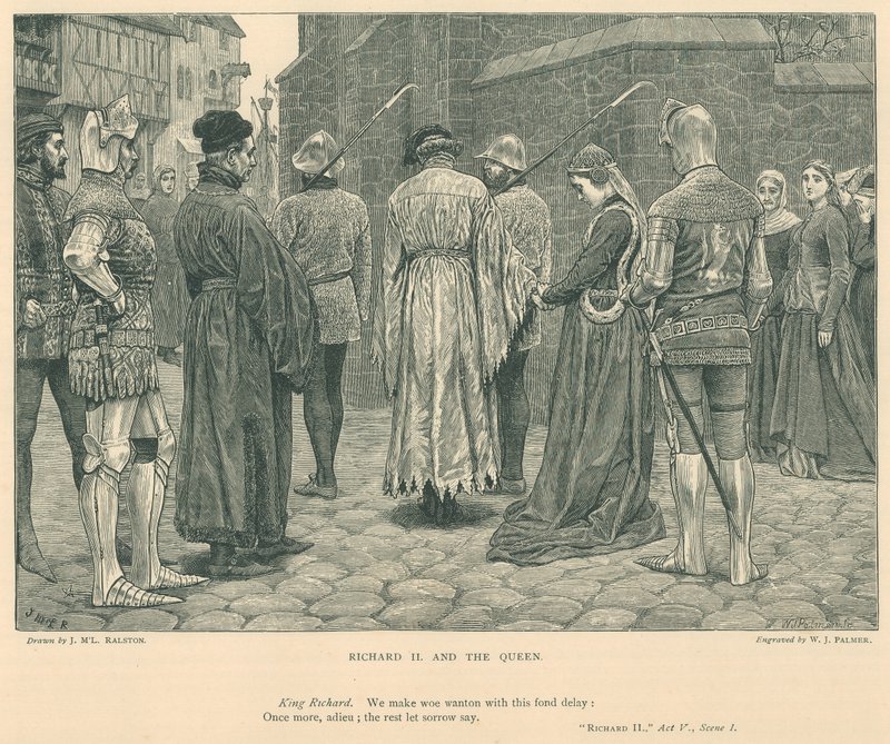 Ilustracja do króla Ryszarda II (grafika) autorstwa J.M.L. Ralston
