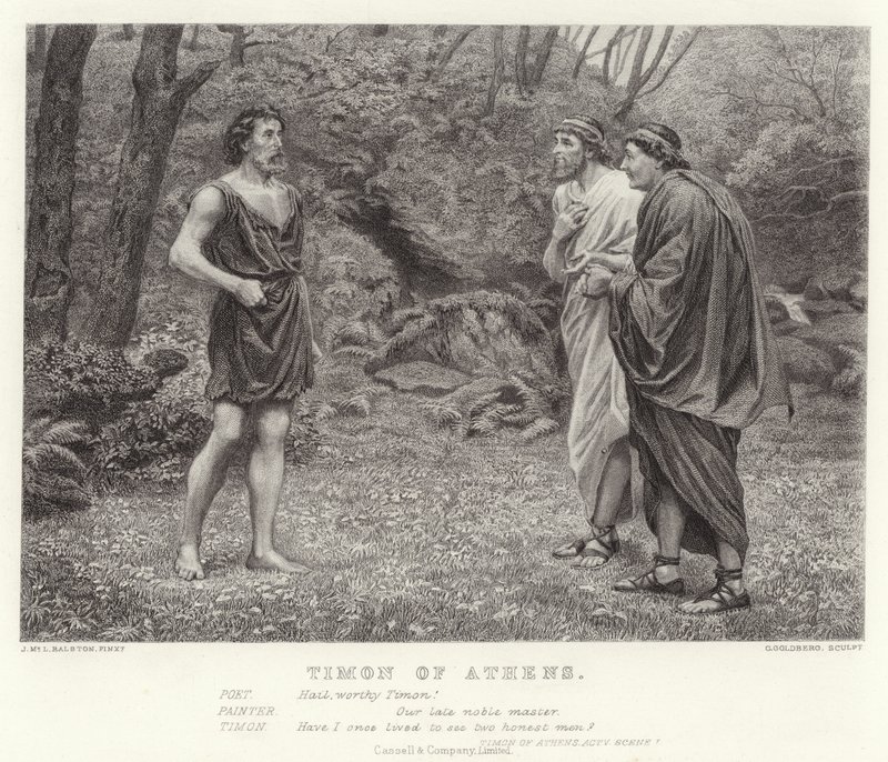 Tymon z Aten, Tymon z Aten, akt V, scena I autorstwa J.M.L. Ralston