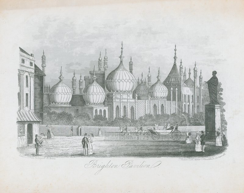 Widok ogólny pawilonu Brighton autorstwa J.T. Wood
