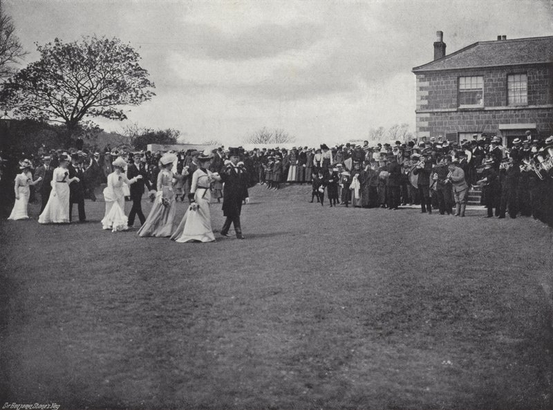 Helston Flora Day, Furry Dance autorstwa J. Benjamin Stone