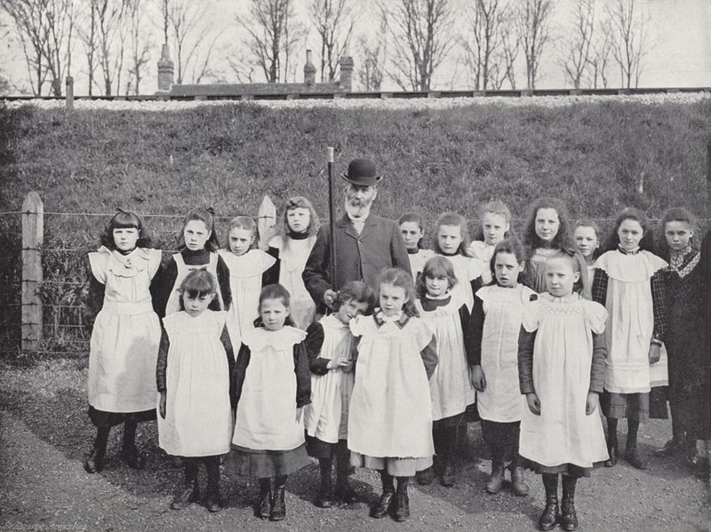 Hocktide w Hungerford, wymagające wakacje dla dzieci w wieku szkolnym autorstwa J. Benjamin Stone
