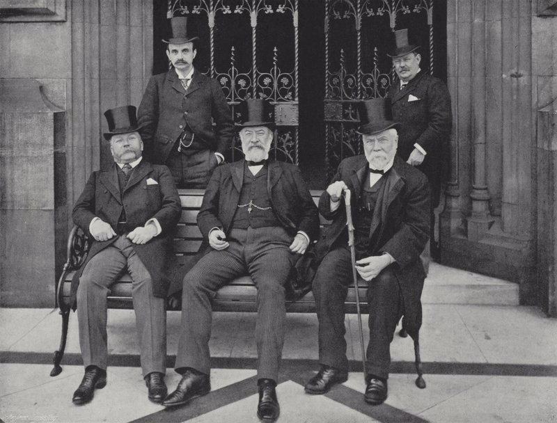 Przedstawiciel handlowy (zdjęcie czarno-białe) autorstwa J. Benjamin Stone