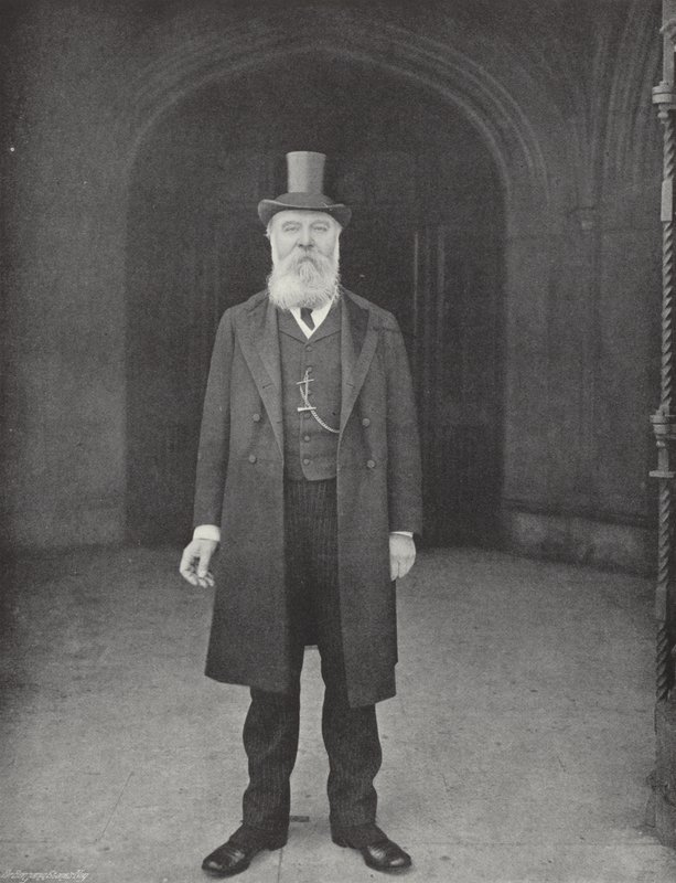Sir Edwin Durning-Lawrence, Bart (zdjęcie czarno-białe) autorstwa J. Benjamin Stone