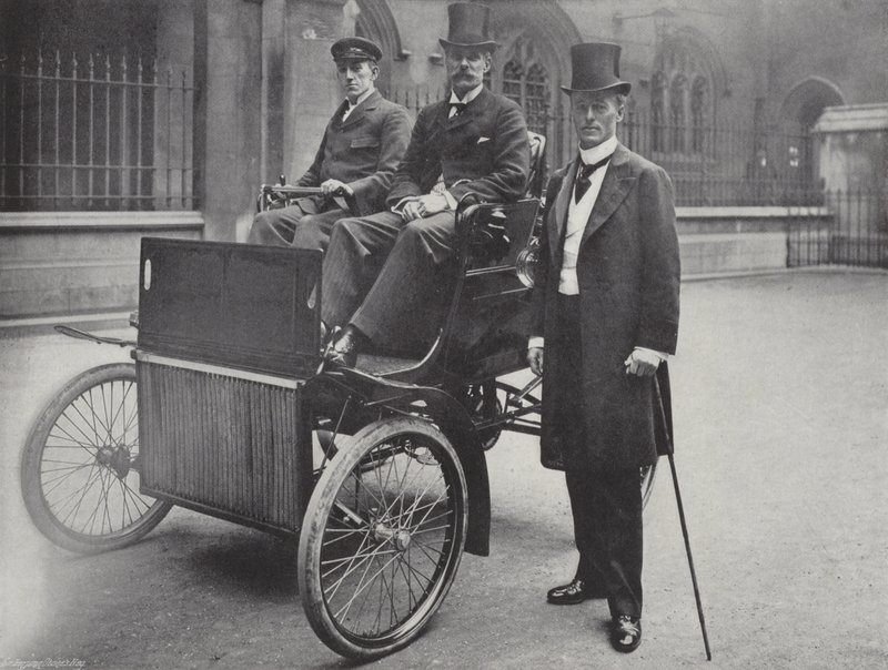 Sir J. Dickson-Poynder, Bart. i Major Seely autorstwa J. Benjamin Stone