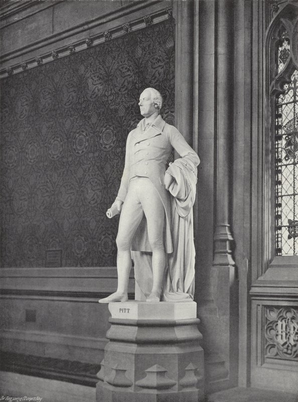 Posąg Pitta autorstwa J. Benjamin Stone