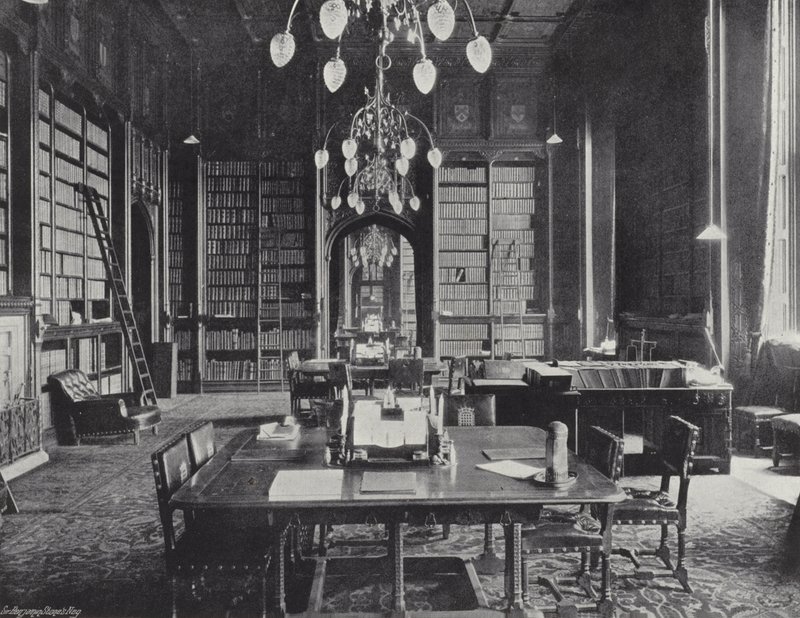 Biblioteka Izby Lordów autorstwa J. Benjamin Stone