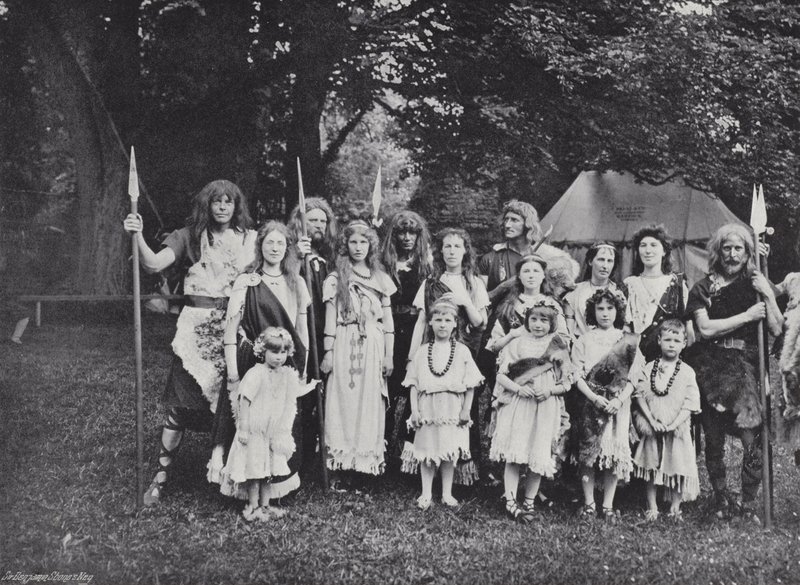Korowód Sherborne, angielski wódz, plemiona i rodziny autorstwa J. Benjamin Stone
