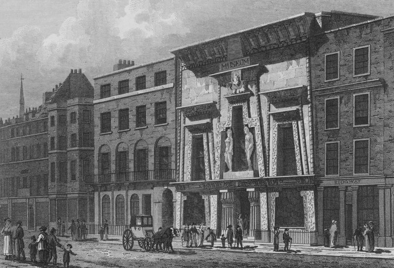 Muzeum Bullocka, Piccadilly (grafika) autorstwa John Preston Neale