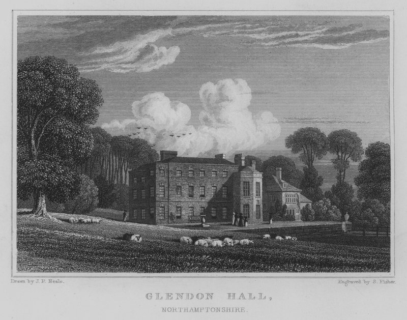 Glendon Hall, Northamptonshire autorstwa John Preston Neale