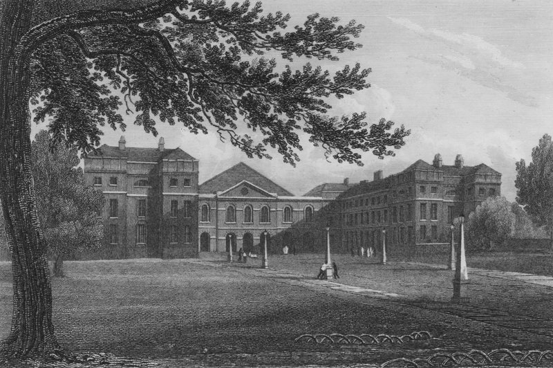 Szpital Foundling (rycina) autorstwa John Preston Neale