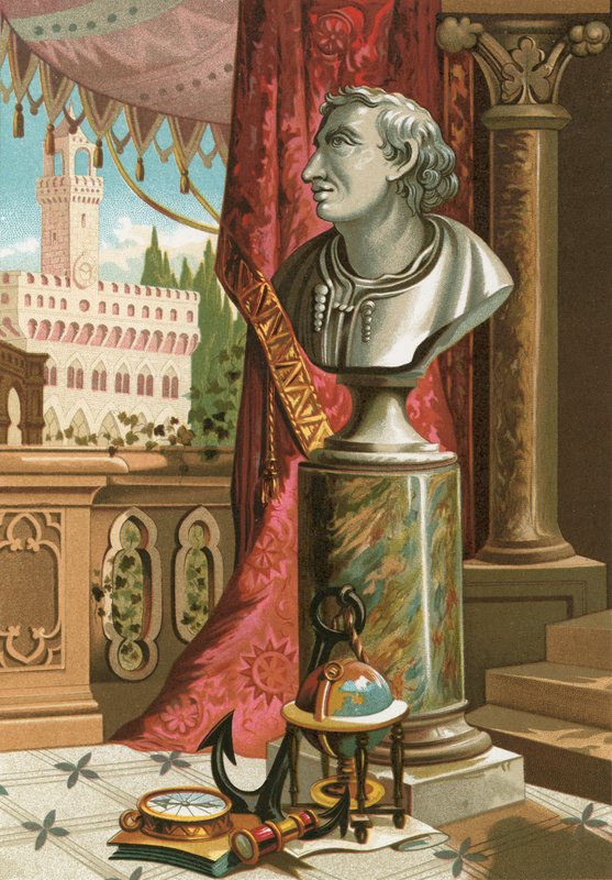 Amerigo Vespucci autorstwa J. Ventura