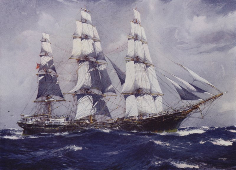 Clipper statek James Baines autorstwa Jack after Spurling