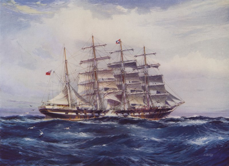 Szkolenie żaglowca Medway autorstwa Jack after Spurling