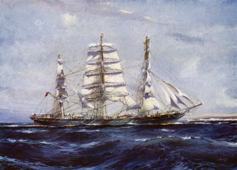 Statki Clipper: Samuel Plimsoll (kolor lito) autorstwa Jack (after) Spurling