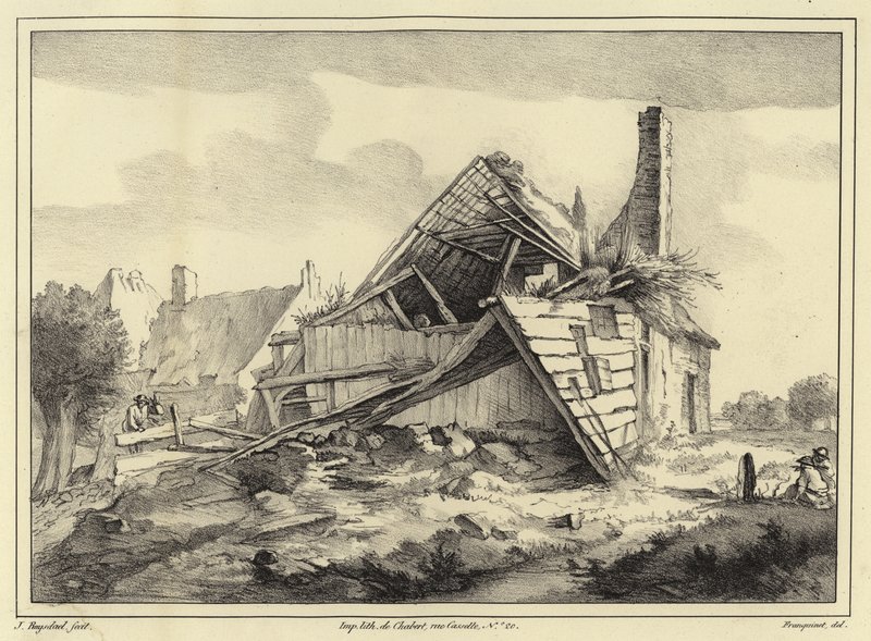 Zrujnowany budynek autorstwa Jacob van Ruisdael